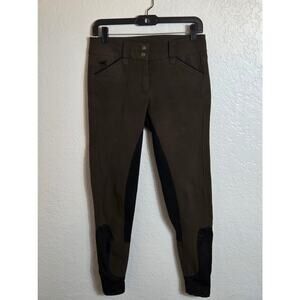 Piper by‎ Smartpak Horse Riding Pants Women's Size 26 Military Green Equestrian